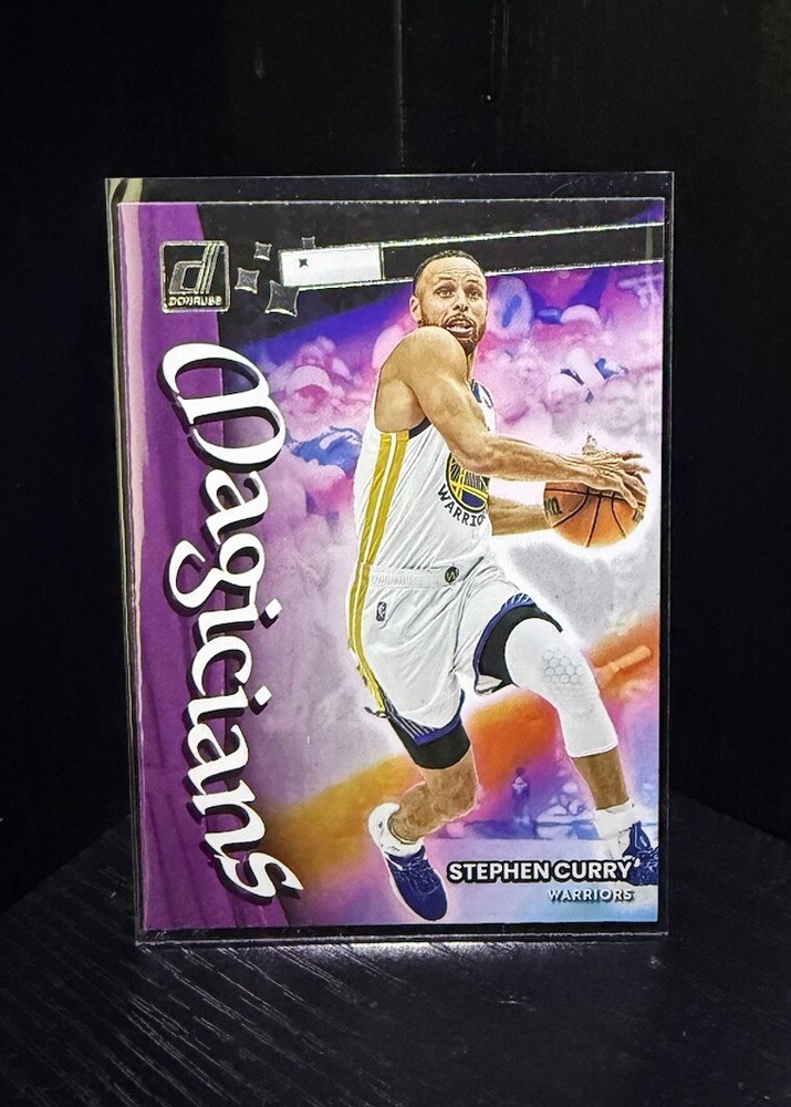 2022-23 Donruss Stephen Curry Magicians Insert - No. 3