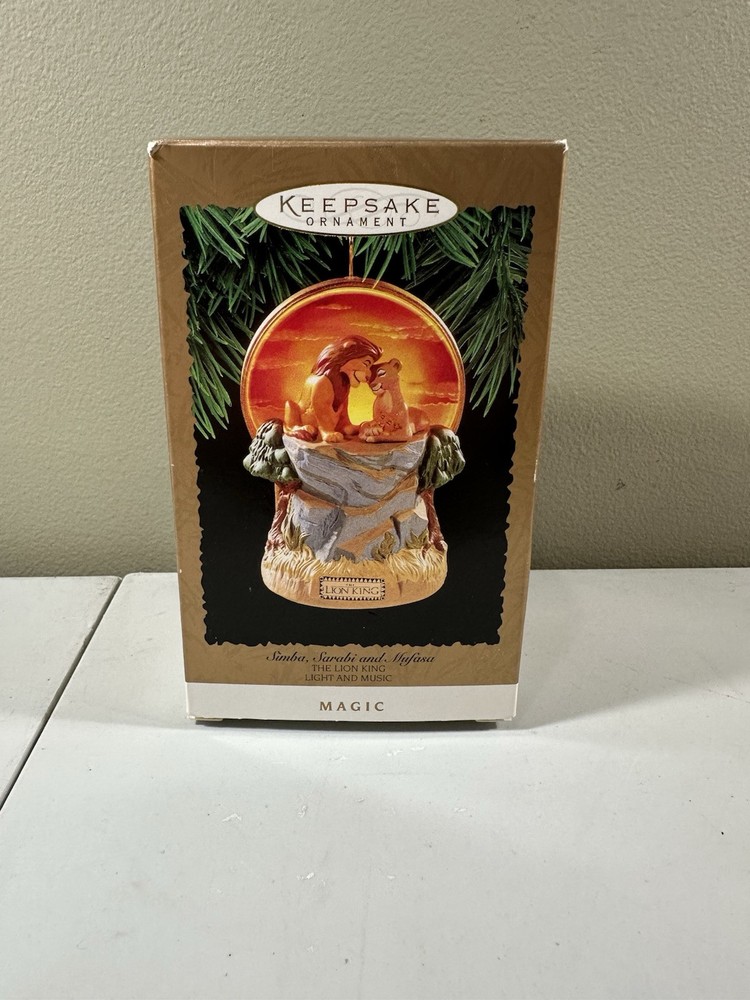 1994 Hallmark Magic Lion King Light and Music Animated Ornament