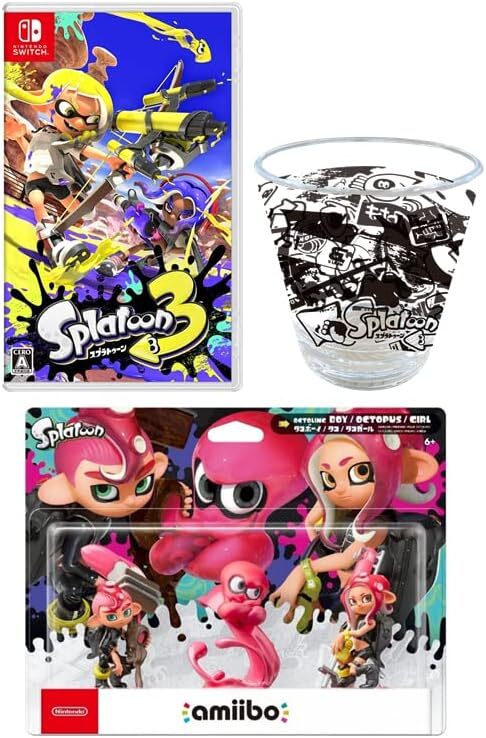 [In original shipping box] Splatoon 3 -Switch + amiibo triple set [Oc... form JP