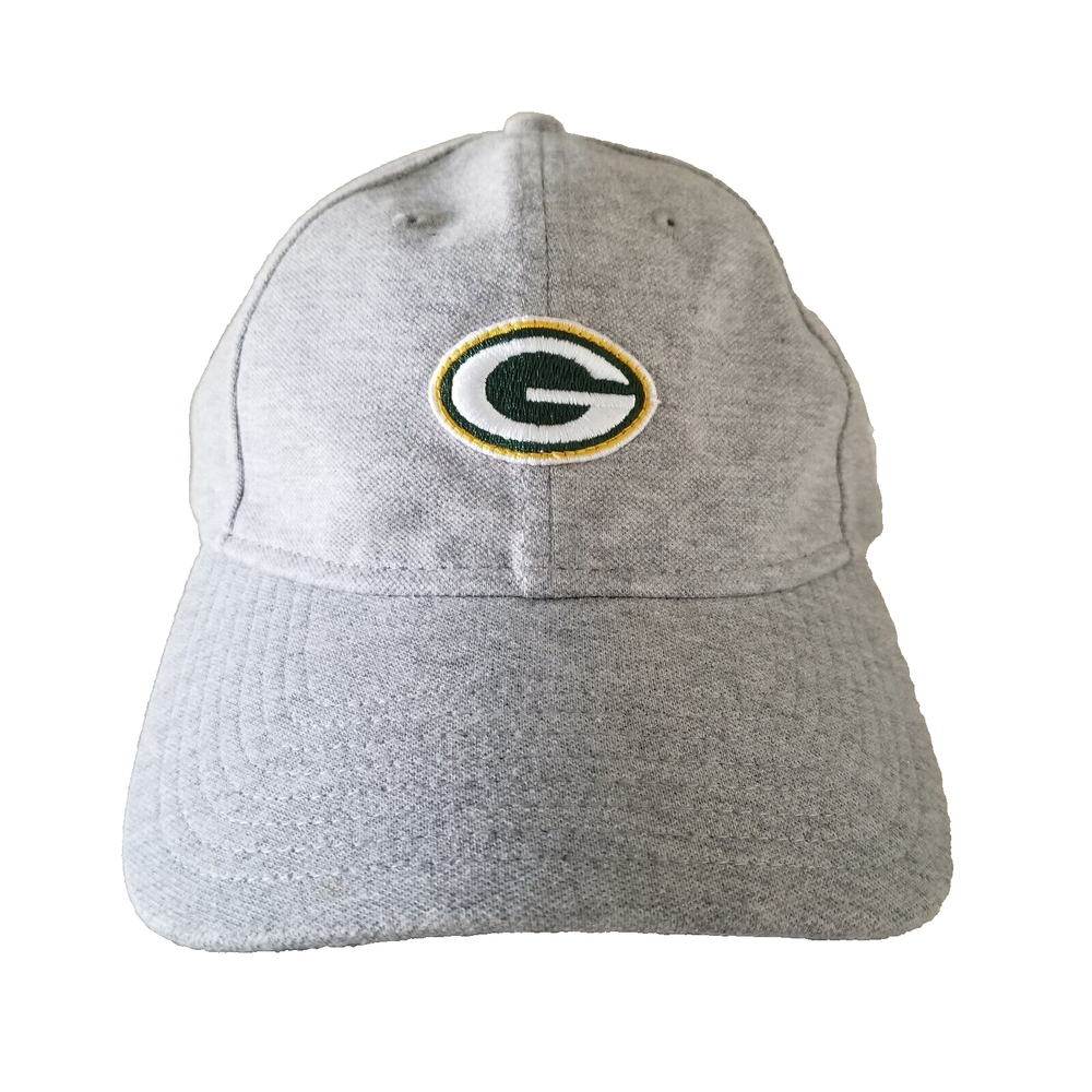 Green Bay Packers Hat - New Era Women, Light Gray, Adjustable One Size
