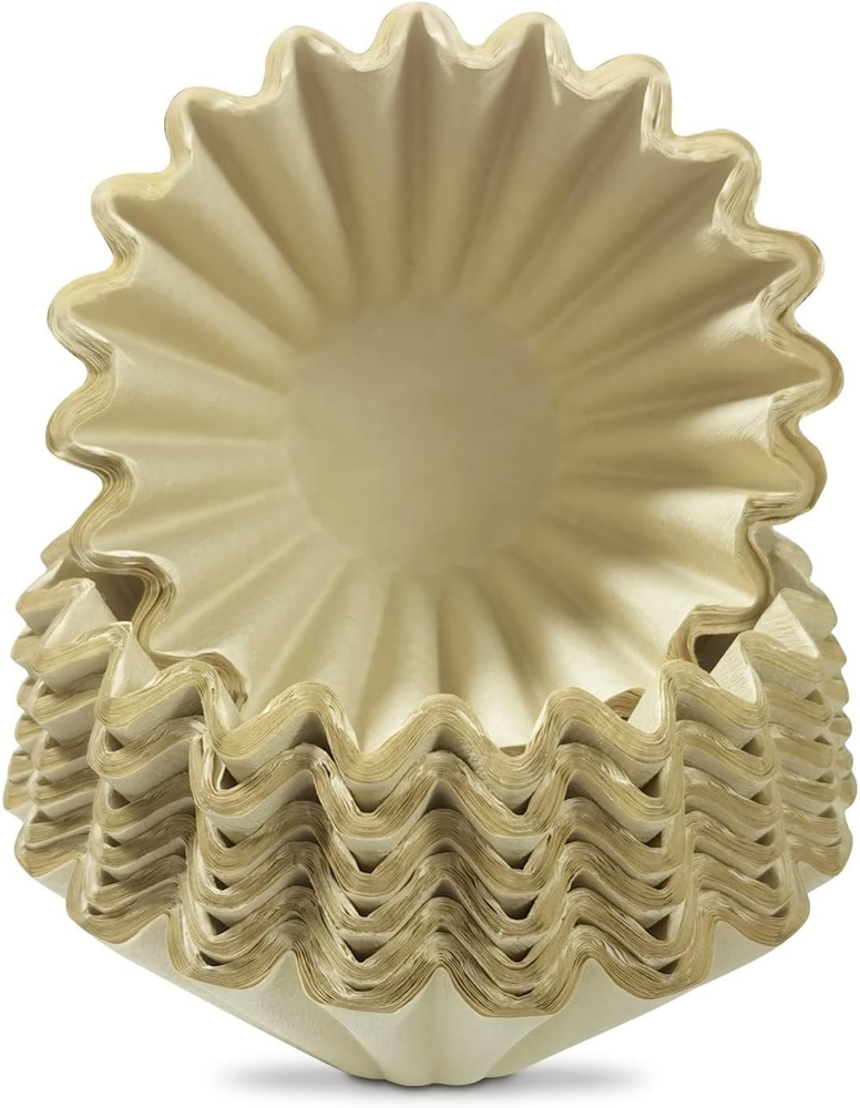 1-4 Cup Natural Paper Coffee Basket Filters for Home or Office Use