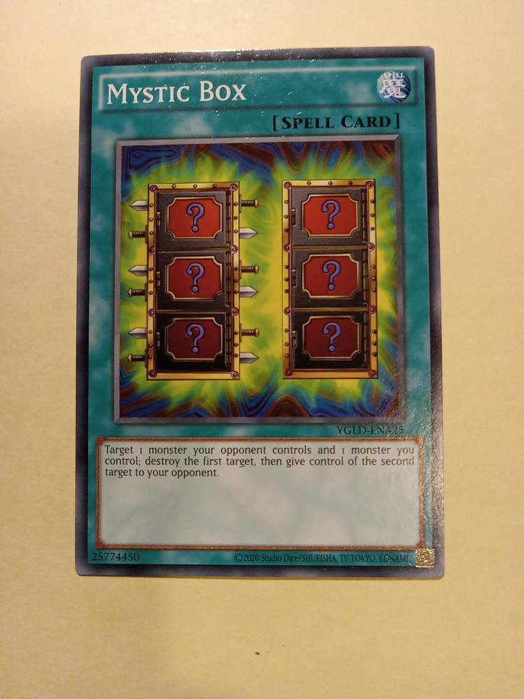 Mystic Box YGLD-ENA25 Yugi Legendary Decks 1st Ed King of Games