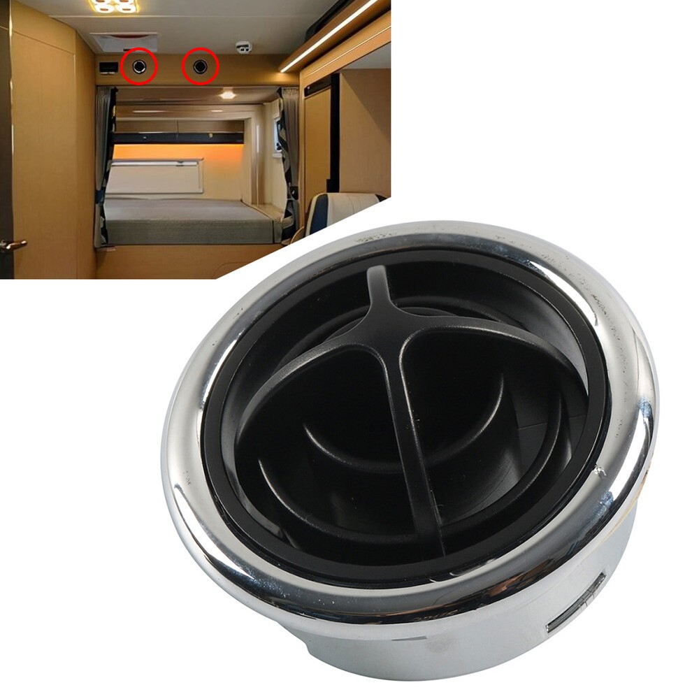 Chrome Air Vent Round Air Conditioning Outlet For Cars Home Engineering Vehicles