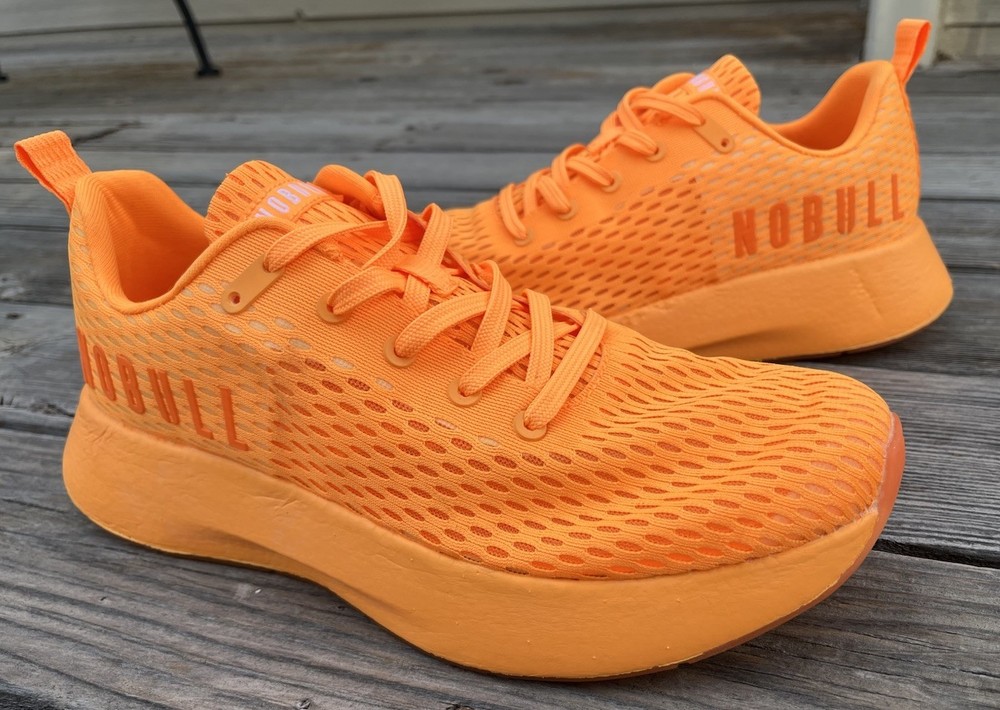 NoBull Journey Running Shoes - Men's 10.5 / Women's 12 - Bright Orange