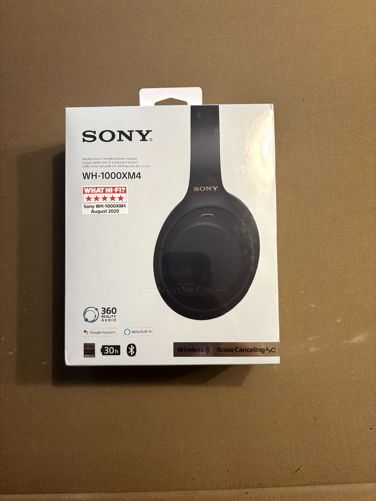 Sony WH-1000XM4 Wireless Noise Canceling Headphones Black