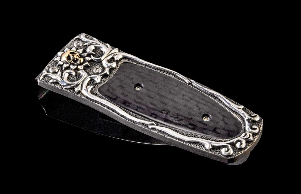William Henry Dark Sea Money Clip Luxury Titanium Accessory