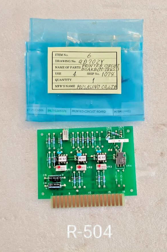 MUSASINO M-7845 Printed Circuit Board PCB *NEW* FAST SHIPPING FEDEX / DHL