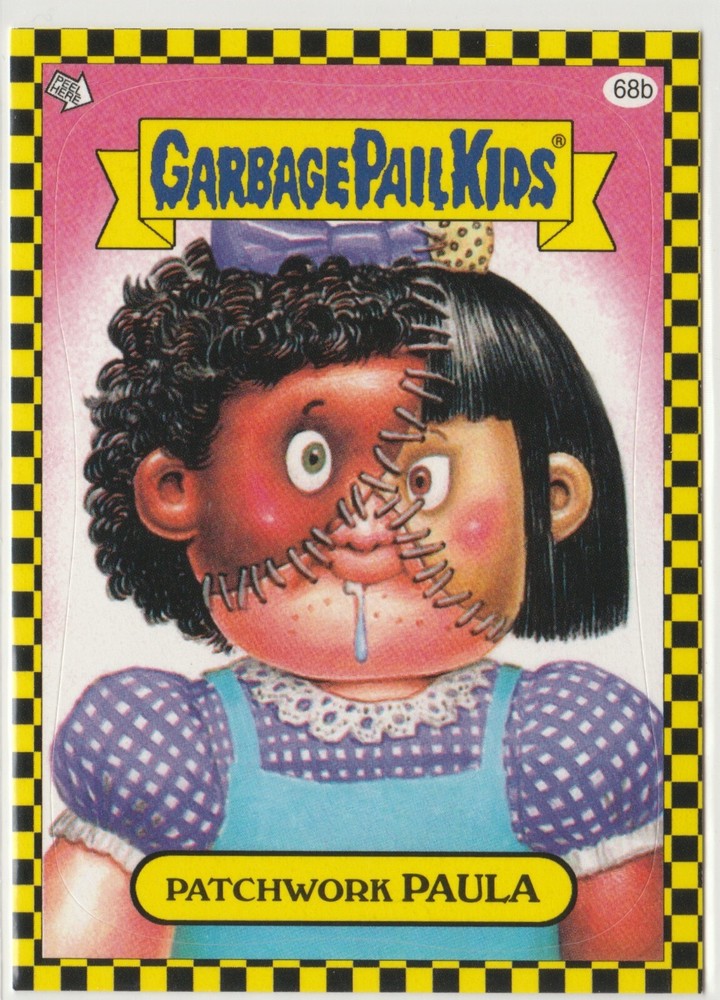 Lost GPK 2010 Flashback Series 1 FB1 Patchwork Paula #68b Garbage Pail Kids