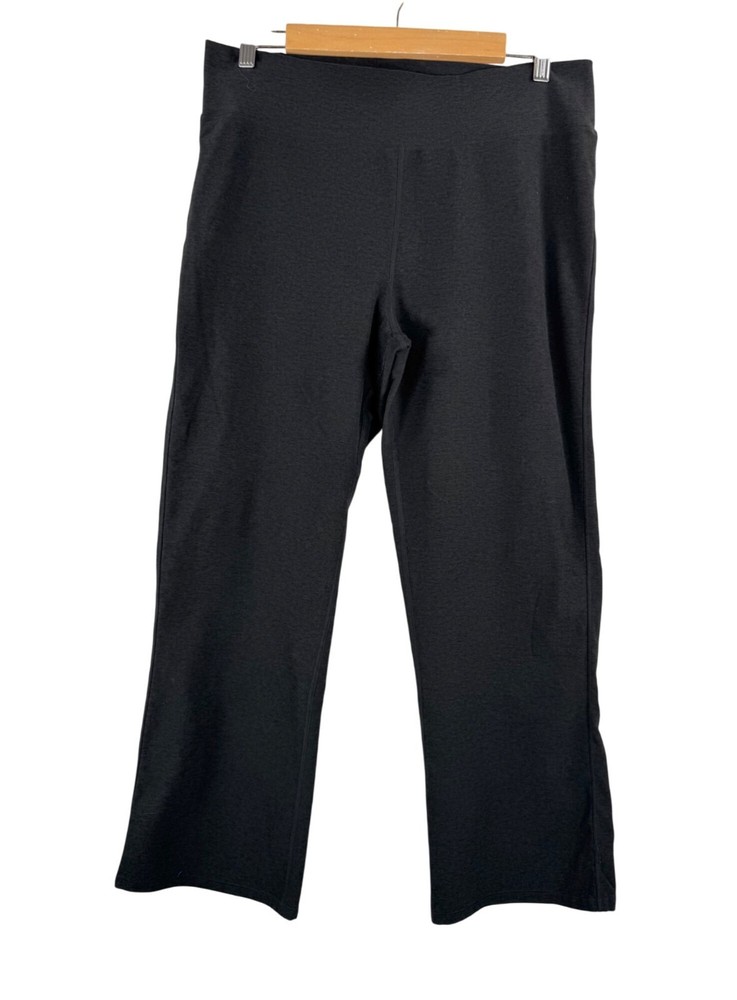 VUORI Mid Rise Slim Bootcut Cropped Charcoal Pants in Size XL  