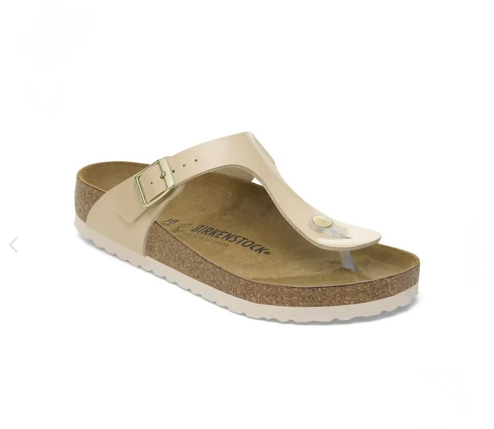 Birkenstock Gizeh Birko-Flor Patent - Patent Sand EU 36R - 41R
