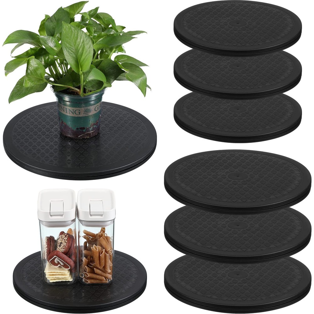 8-Piece Heavy-Duty Lazy Susan Turntable Organizer Set 10 & 12 Inch