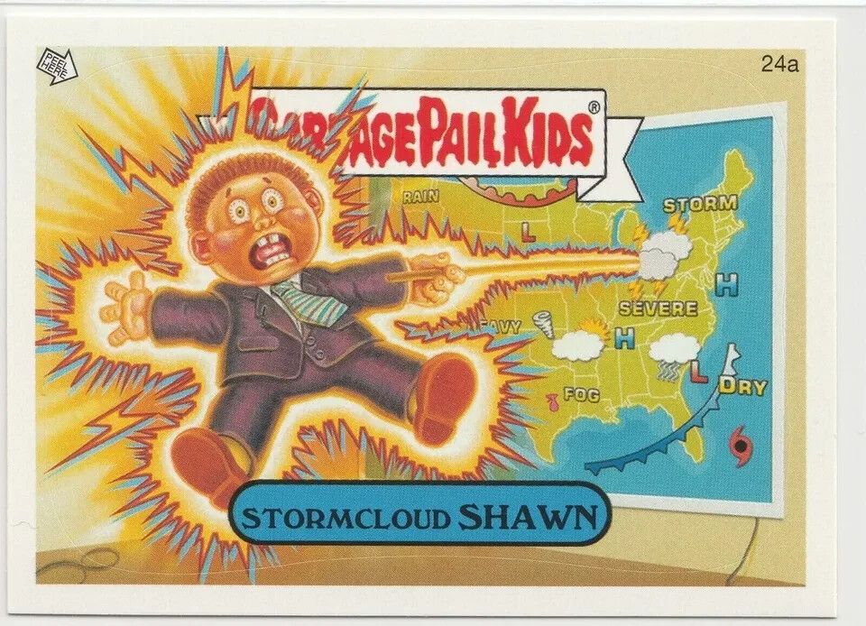 Stormcloud Shawn Garbage Pail Kids GPK Series 5 ANS5 2006 Card #24a