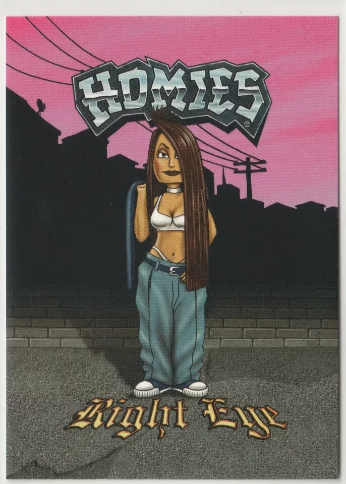 Right Eye #11 Homies Swap Cards 2004 NECA Lowrider Chicano Barrio East LA