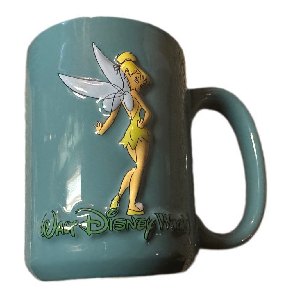 Tyinkerbell Green 3D Coffee Tea Mug Cute Disney World Tinkerbell