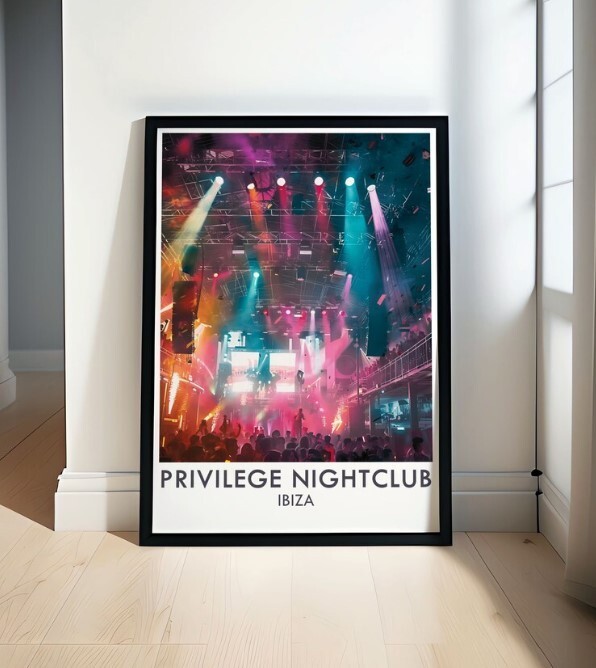 Privilege Night Club Travel Poster - Privilege Nightclub Art