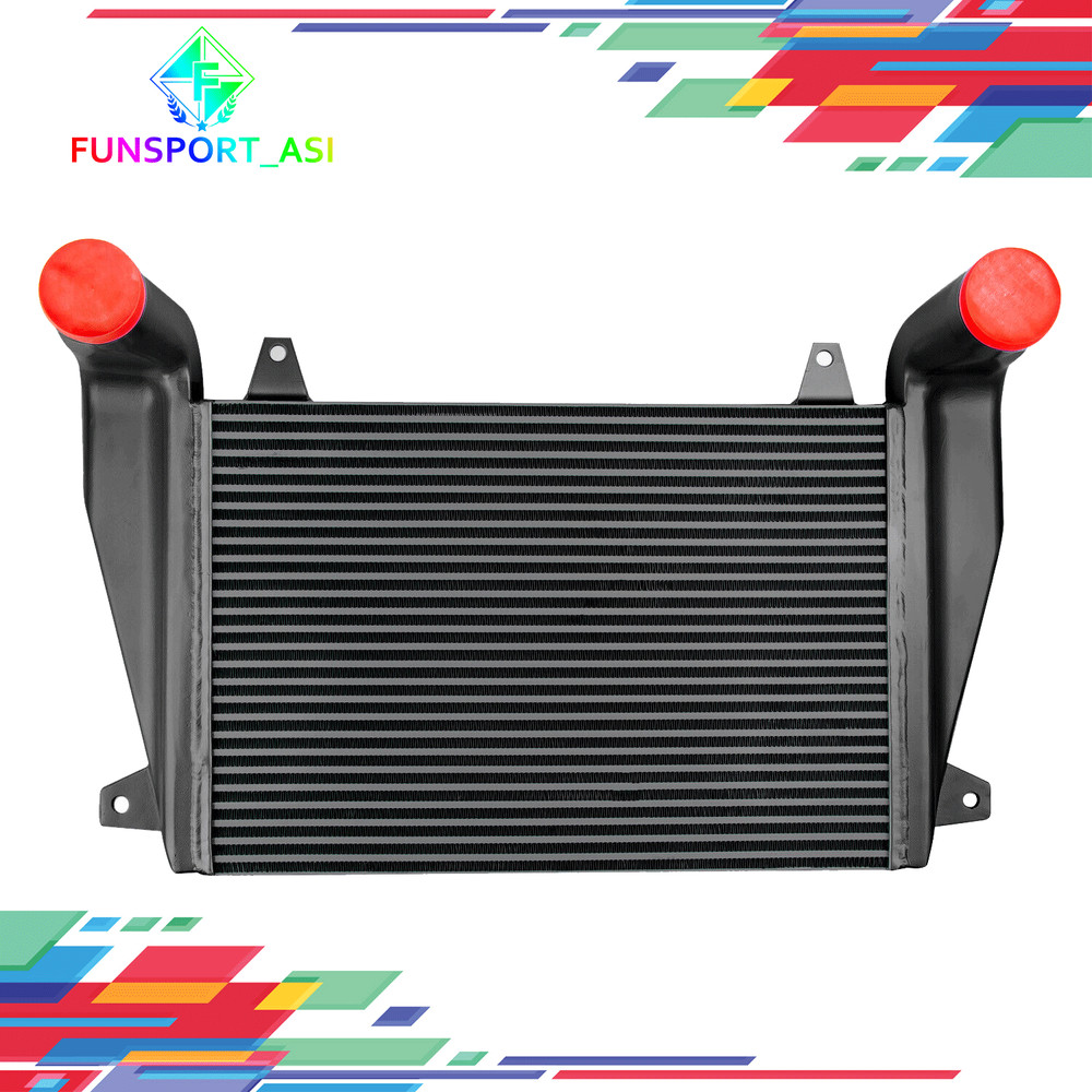 Aluminum Intercooler Fit For Freightliner FLD112 FLD120 FLD132 10.0L 12.7L 12.8L