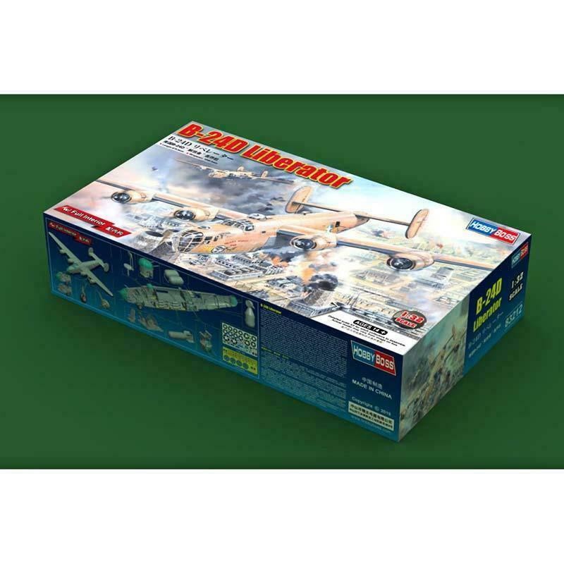 Flash Sale HobbyBoss B24D Liberator 1/35 Bomber Aircraft Plastic Airplane 83212s-image