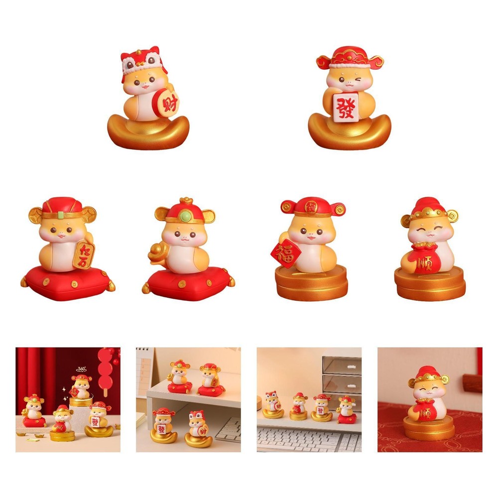 2025 Snake Year Statue Resin Art Craft Ornament Collectible Decoration