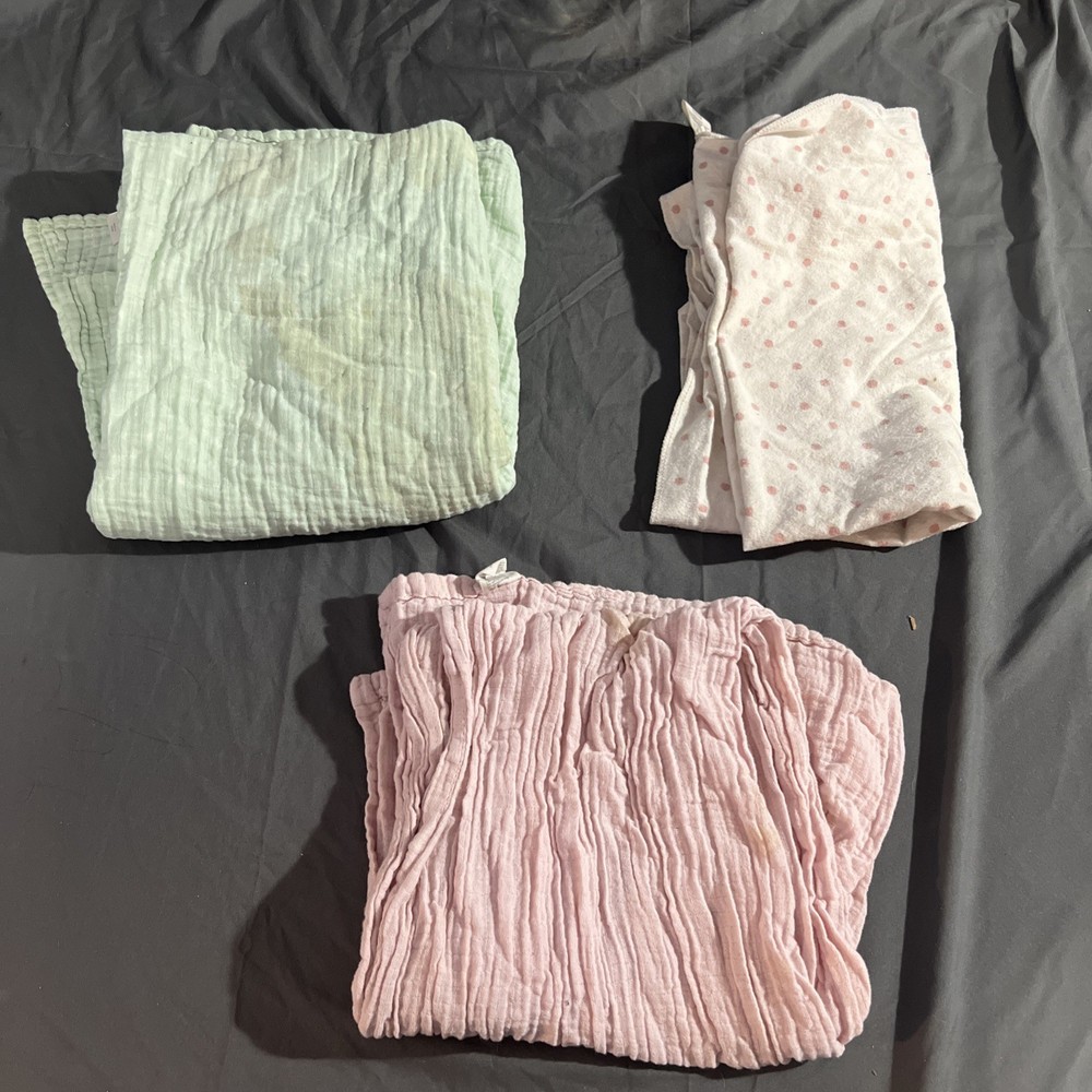 baby swaddle wrap blanket (lot Of 3)