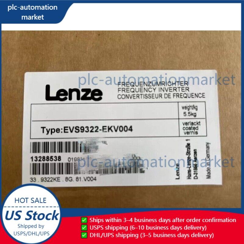 US Free TAX EVS9322-EKV004 1PCS NEW Lenze Servo Drive EVS9322-EKV004