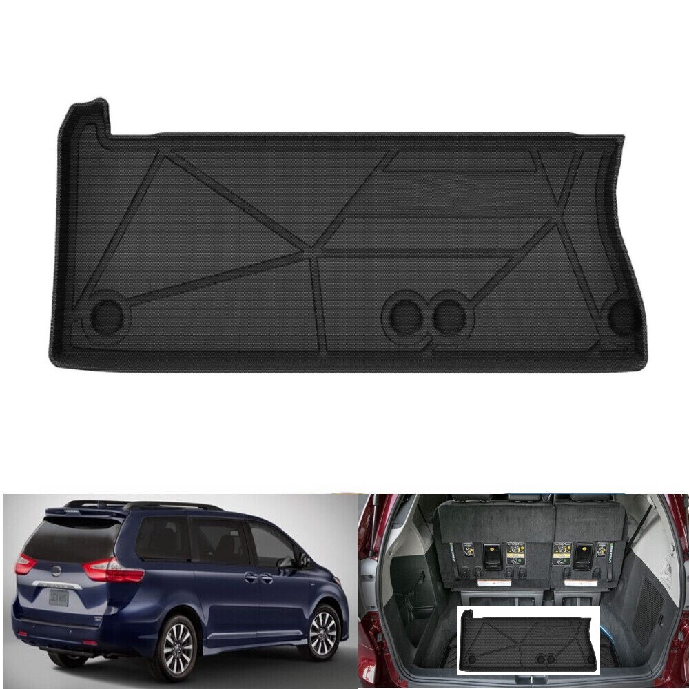 2021-2025 Toyota Sienna Cargo Trunk Boot Tray Liner Carpet Mat