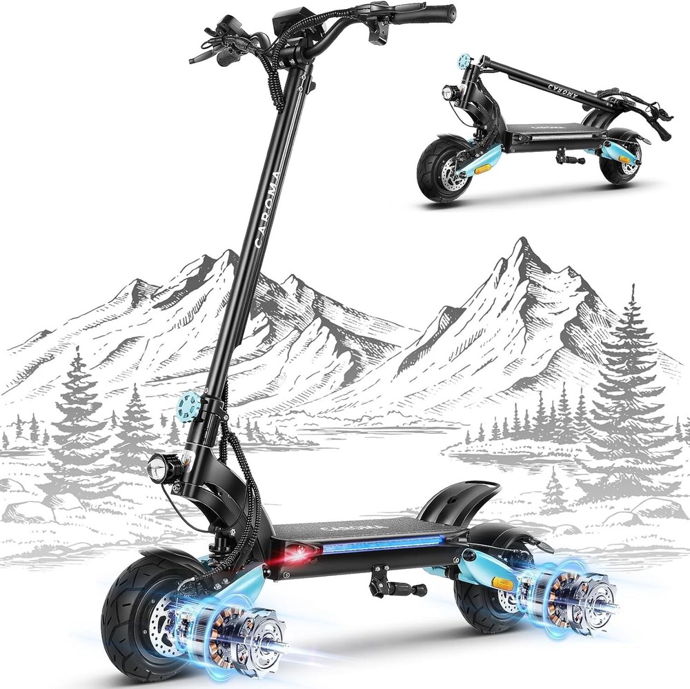 Caroma 1600W Electric Scooter Adults, 36 Mph 8.5
