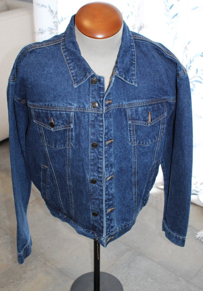 Ely Outerwear Denim Cattleman Trucker Blue Jean Jacket Size L Tack Room Inc.