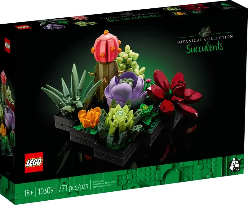 LEGO Botanical Collection Succulents 10309 Building Kit for Plant Decor