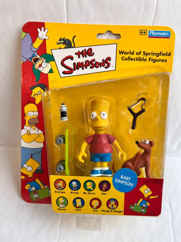 PLAYMATES INTERACTIVE SIMPSONS SERIES 1 BART SIMPSON FIGURE UK EXCLUSIVE