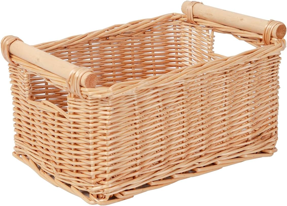 Wicker Baskets for Storage Baskets for Shelves Woven Basket for Storage Rectangu