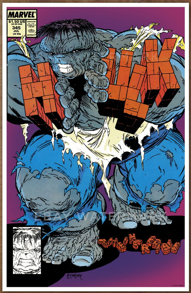 Hulk #345 POSTER art print '92  McFarlane