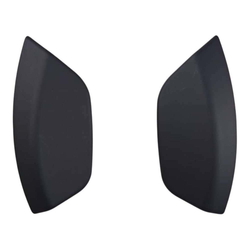 Fits Abarth Xenon Washer Jet Cover PAIR MATT Black 500 595 695 Headlight Front