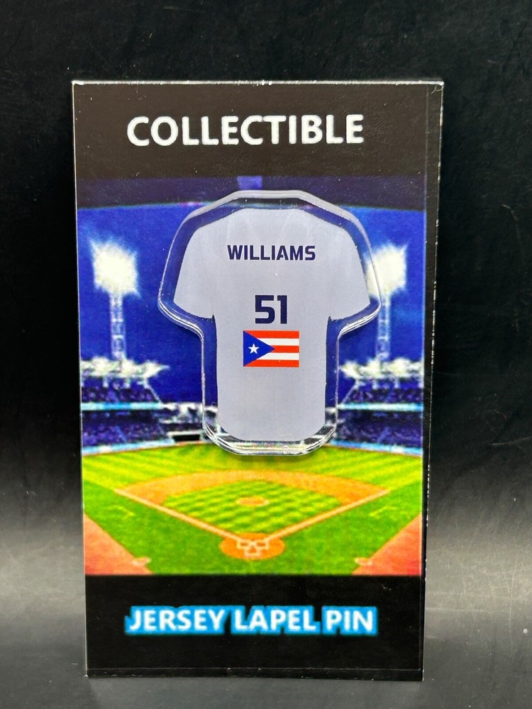 New York Yankees Bernie Williams jersey lapel pin-Heritage Collection-FREE SHIP