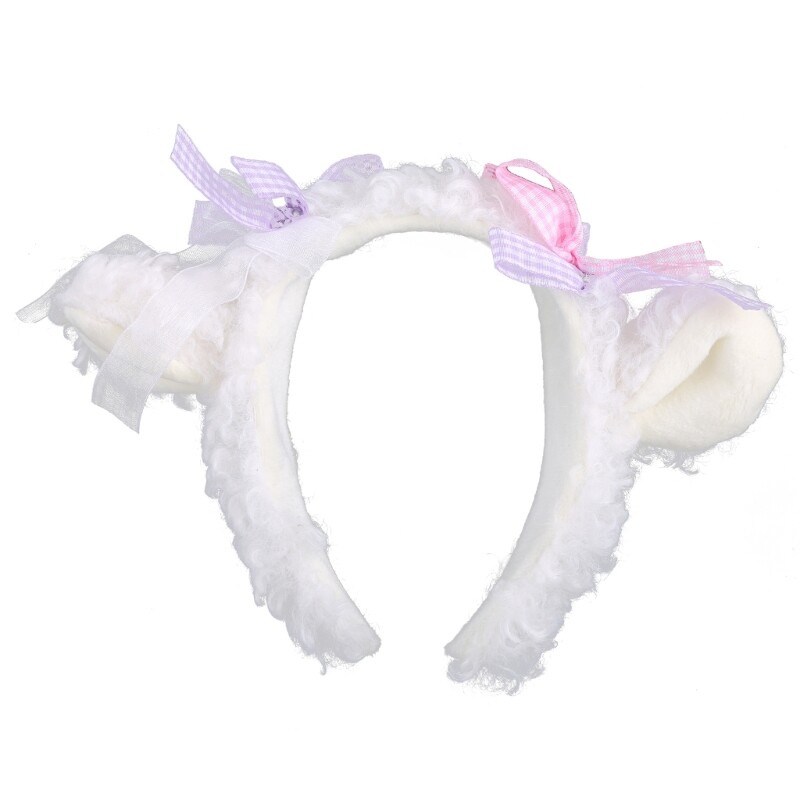 Cute Cartoon Sheep Ear Headband Hair Hoop for Women