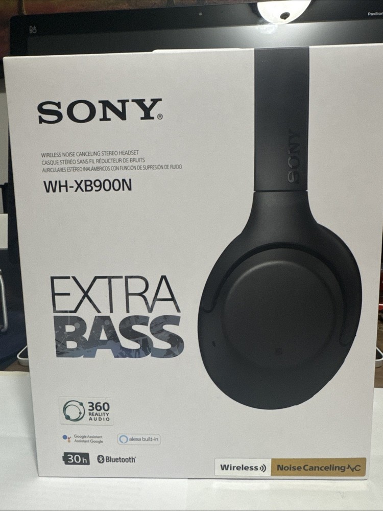 Sony WH-XB900N Wireless Noise Canceling Headphones - Black