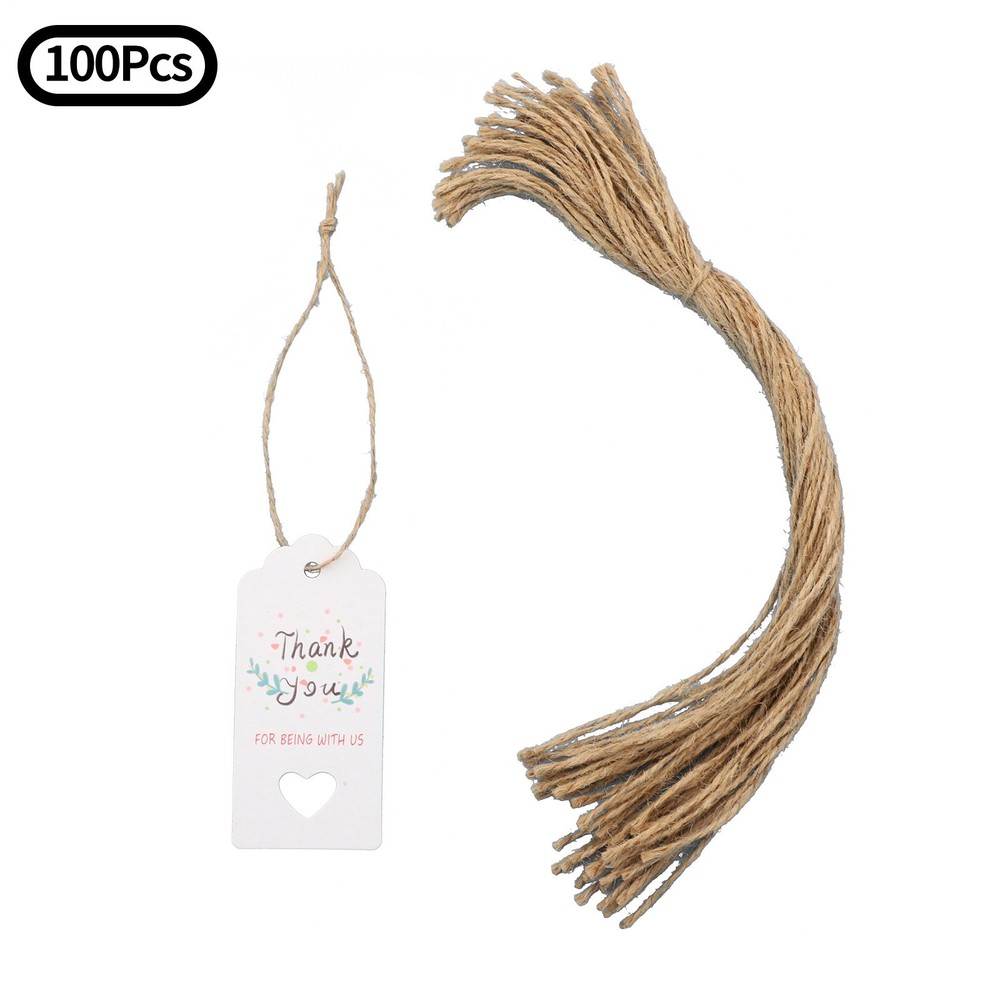 100Pcs Gift Card Tags Durable Paper Hang Beautiful Hanging Tag Perfectly Party-image