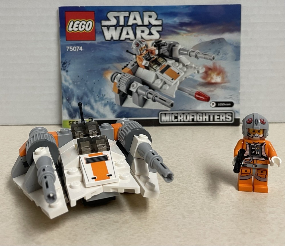 Lego Star Wars Microfighters Snowspeeder 75074 Complete Set Check Description  