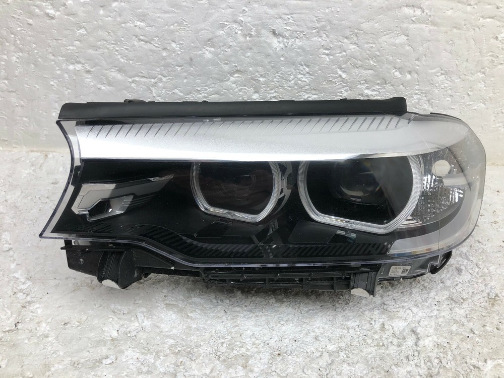 2016-2020 BMW 5 Series Left Full LED Headlight OEM Tabs Good
