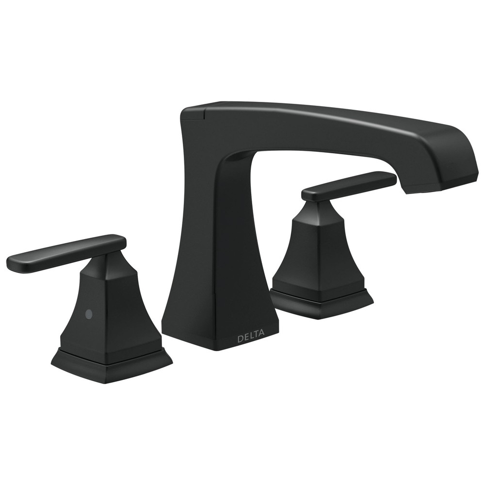 Delta T2764 Ashlyn Deck Mounted Roman Tub Filler - Black