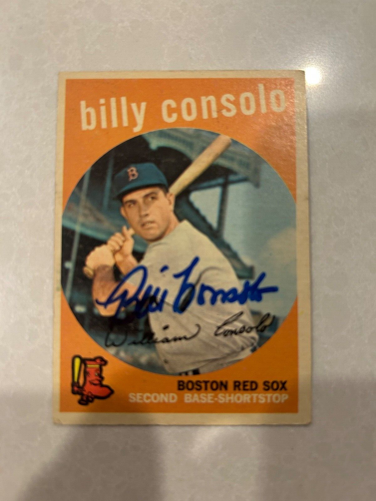 1959 Topps Billy Consolo auto autograph signed
