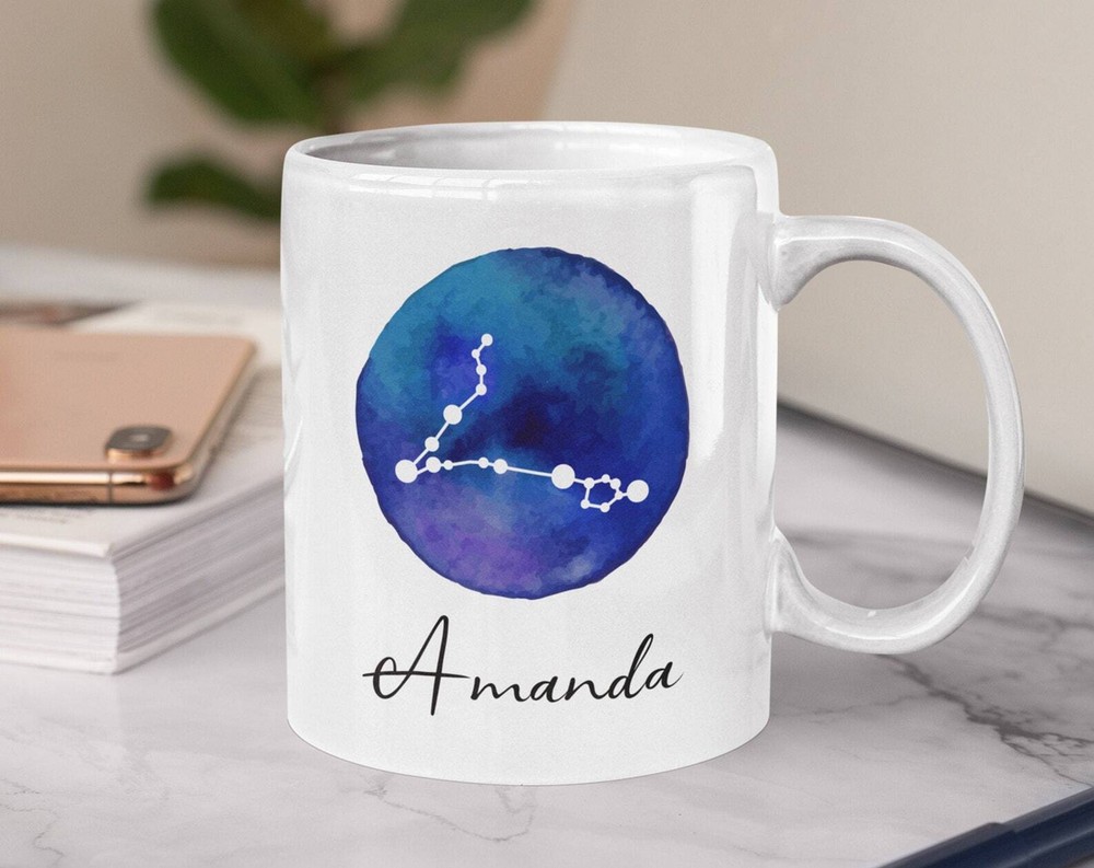 Custom Pisces Mug Pisces Zodiac Mug Pisces Zodiac Sign Pisces Horoscope Sign