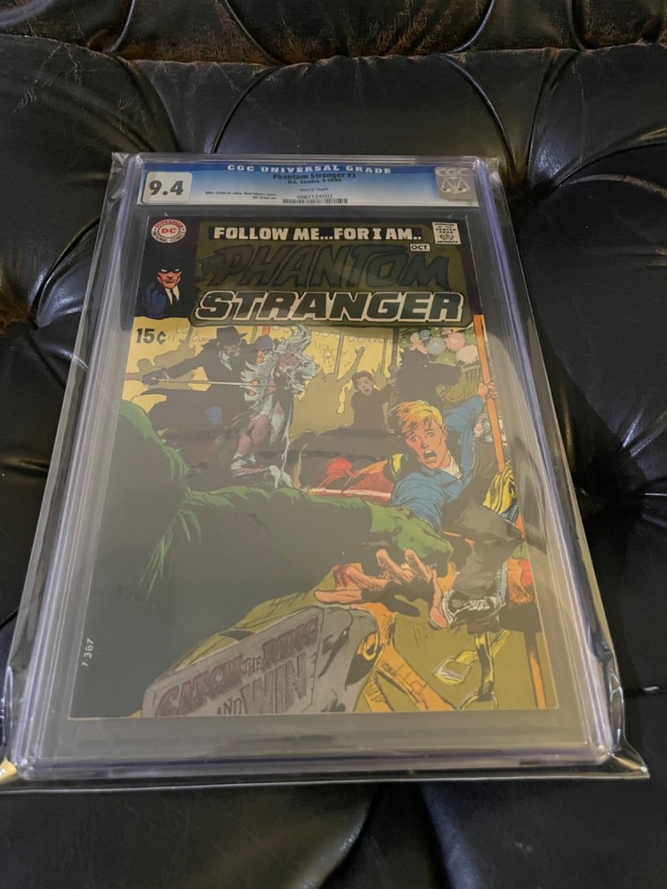 The Phantom Stranger #3 CGC 9.4 WHITE PAGES (DC Comics September-October 1969)