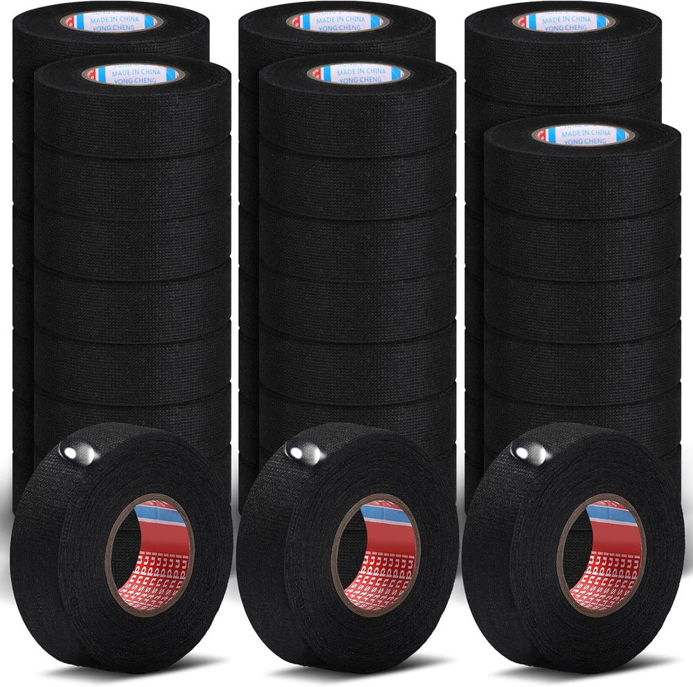Outus 2 Rolls Wire Harness Tape Automotive Cloth Tape High Temp Electrical Wrap