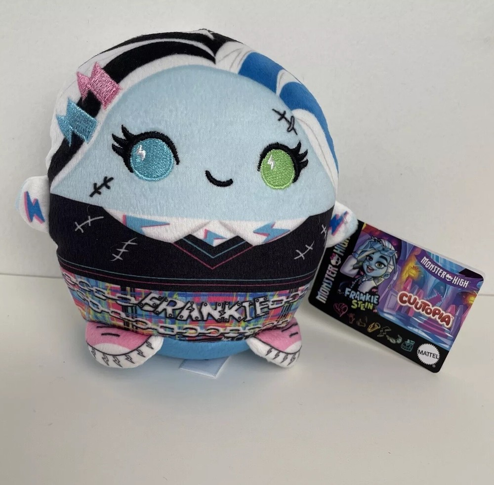 NWT Monster High Cuutopia FRANKIE STEIN Squishie Plush 5