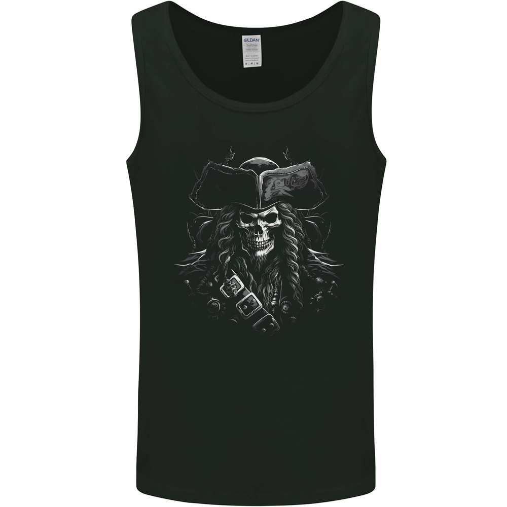 Pirate Skull 1 Mens Vest Tank Top