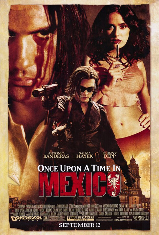 Once Upon a Time In Mexico (2003) Movie Poster, Original, SS, Unused, NM, Rolled