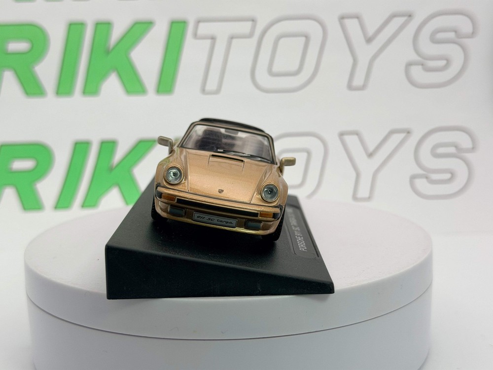 1982 Porsche 911 SC Newsstand License Plate 1/43 Gold