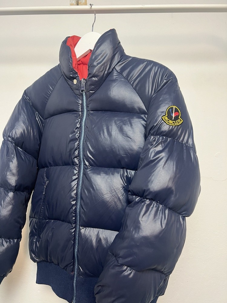Moncler Puffer Red Down Bomber Jacket