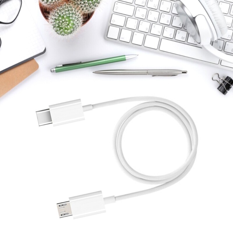 Durable USB C to Micro USB OTG Sync Cable for Smartphones