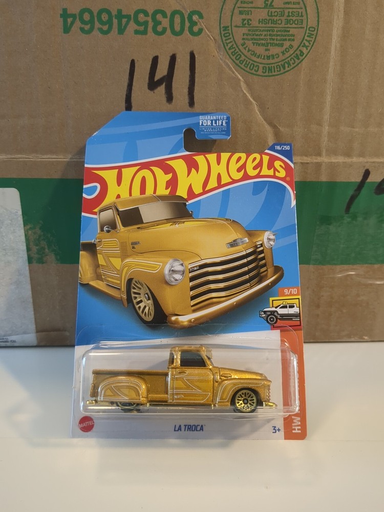 2022 Hot Wheels La Troca Gold #116 116/250 HW Hot Trucks 9/10